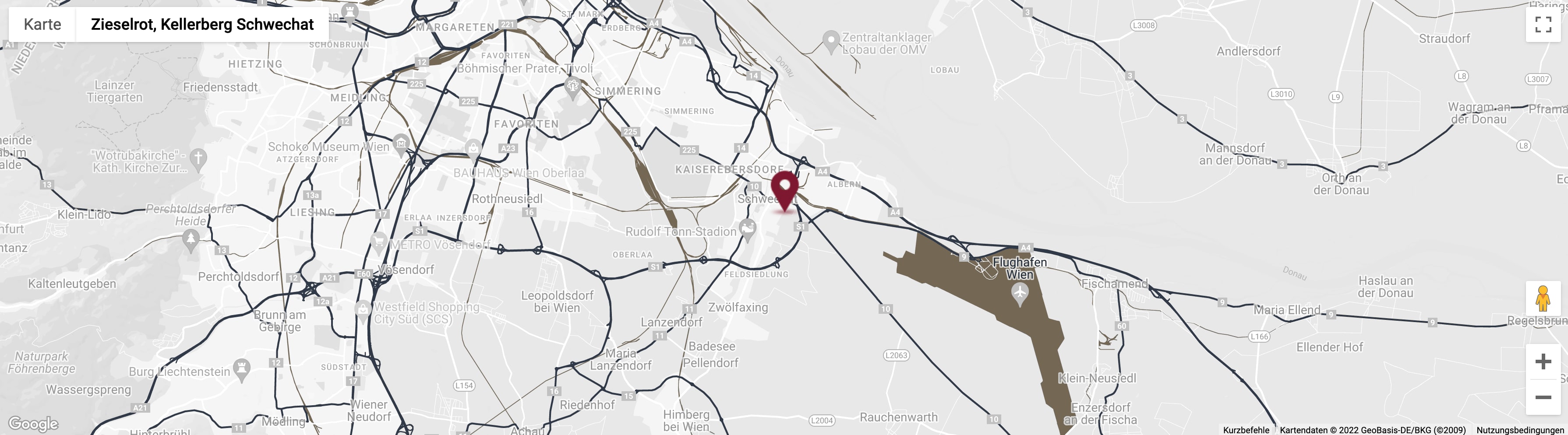 Kartenansicht mit Zieselrot Eventlocation