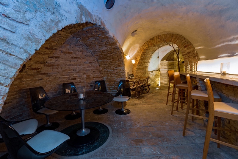 Sitzecke im kleinen Gewölbe